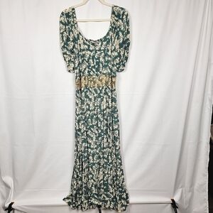 Black Tape Floral Dress #2631